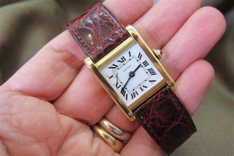 vintage cartier watches men|certified pre owned cartier.